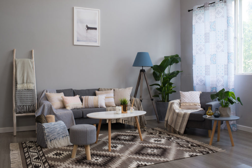 Telia showroom living room